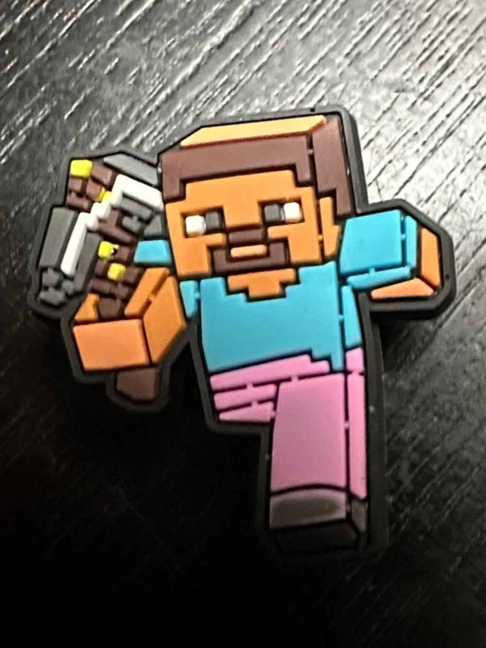 Minecraft Steve Jibbitz Shoe Charm